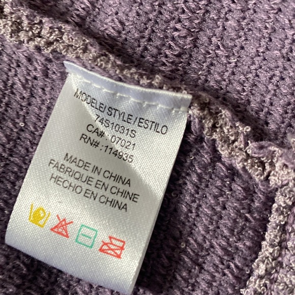 Cloth Womens Cardigan Sweater Coat XS Mauve - Picture 5 of 6